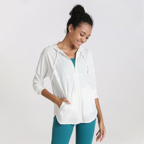 loose fitness yoga jacket gym clothes women hooded zipper cardigan long sleeve sports women's yoga coat match for leggings pants, White;red
loose fitness yoga jacket gym clothes women hooded zipper cardigan long sleeve sports women's yoga coat match for leggings pants, White;red