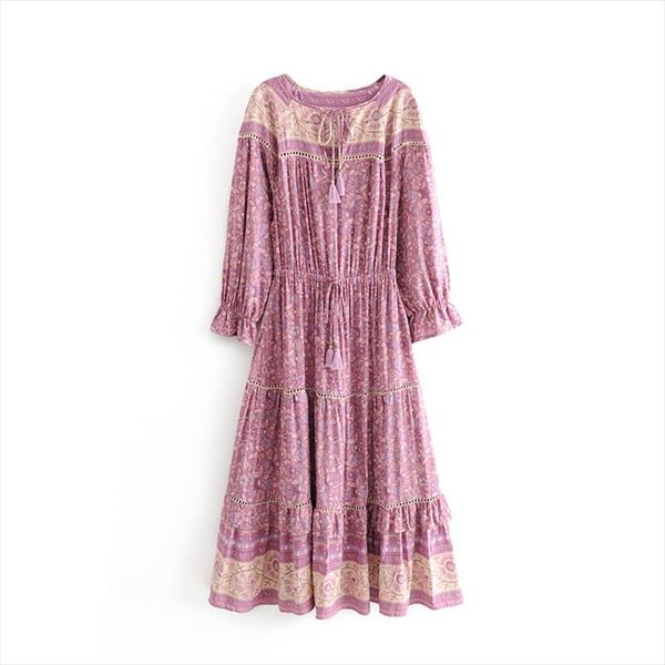 long sleeve midi dress 2020 bohemian floral print vestido dresses vintage loose autumn women dress beach casual dresses, Black;gray
long sleeve midi dress 2020 bohemian floral print vestido dresses vintage loose autumn women dress beach casual dresses, Black;gray