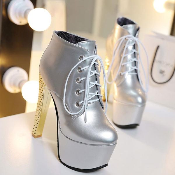 boots ankle women shoes platform 15cm crystal high heels black red fenty beauty winter lace up ladies
boots ankle women shoes platform 15cm crystal high heels black red fenty beauty winter lace up ladies
