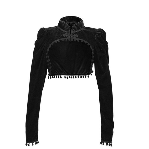 steampunk black flannel chinese knot long sleeves womens short coat jacket outerwear gothic clothing corset accessories 2xl, Black;brown
steampunk black flannel chinese knot long sleeves womens short coat jacket outerwear gothic clothing corset accessories 2xl, Black;brown