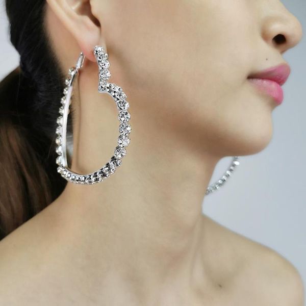 multicolor rhinestone heart drop earrings for women metal love big earrings luxury wedding jewlery 2020 uken, Golden;silver
multicolor rhinestone heart drop earrings for women metal love big earrings luxury wedding jewlery 2020 uken, Golden;silver