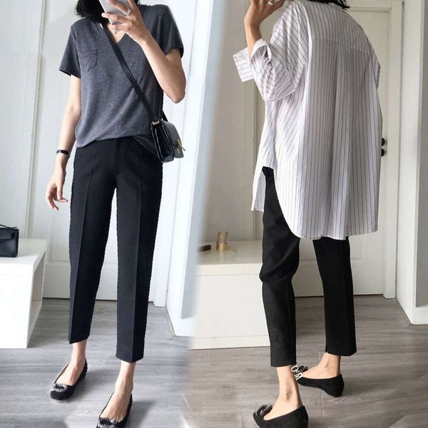 maternity autumn new loose 9 / 4 wide leg harem trendy mom wear leggings casual pants, Black;white
maternity autumn new loose 9 / 4 wide leg harem trendy mom wear leggings casual pants, Black;white