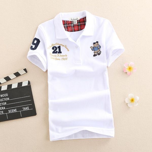 new women girl summer shirt tees turn down collar short sleeve cotton tees female mujer embroidery animal shirt, White
new women girl summer shirt tees turn down collar short sleeve cotton tees female mujer embroidery animal shirt, White