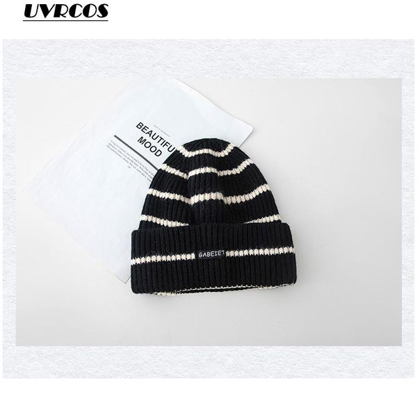 beanie/skull caps uvrcos han edition stripe hat with velvet ms. qiu dong season joker thickening warm knitting the bulb head cold cap, Blue;gray
beanie/skull caps uvrcos han edition stripe hat with velvet ms. qiu dong season joker thickening warm knitting the bulb head cold cap, Blue;gray
