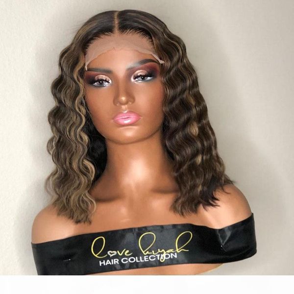 blonde full lace wig deep wave highlight short bob 13x6 lace front human hair wigs transparent lace front wigs for women 360 frontal, Black
blonde full lace wig deep wave highlight short bob 13x6 lace front human hair wigs transparent lace front wigs for women 360 frontal, Black