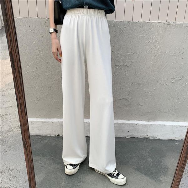 2020 new spring and summer fashion casual loose plus size stretch waist brand female women girls wide leg pants clothes, Black;white
2020 new spring and summer fashion casual loose plus size stretch waist brand female women girls wide leg pants clothes, Black;white
