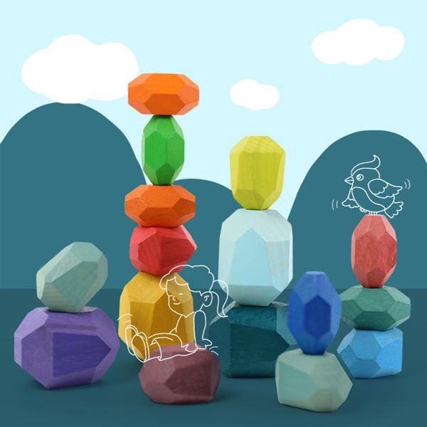 fun wooden jenga building block colored stone creative educational toys nordic style stacking game rainbow stone toy kid birthday gift
fun wooden jenga building block colored stone creative educational toys nordic style stacking game rainbow stone toy kid birthday gift