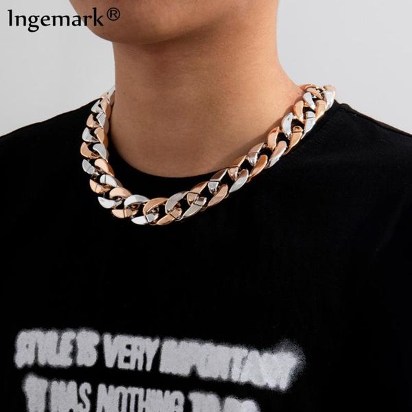 pendant necklaces punk acrylic chain necklace women men statement hip hop vintage twisted chunky thick ccb link goth jewelry, Silver
pendant necklaces punk acrylic chain necklace women men statement hip hop vintage twisted chunky thick ccb link goth jewelry, Silver
