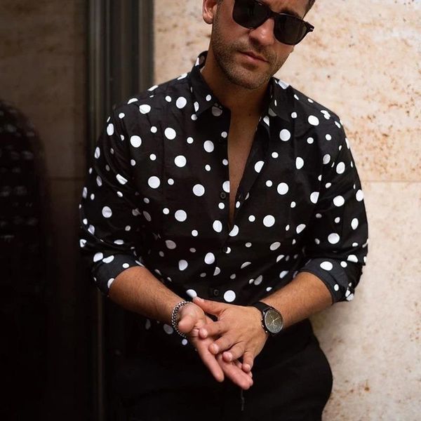 men's casual shirts men's shirt 2021 spring fashion wave dot print men long sleeve wild turn-down collar large size clothing1, White;black
men's casual shirts men's shirt 2021 spring fashion wave dot print men long sleeve wild turn-down collar large size clothing1, White;black
