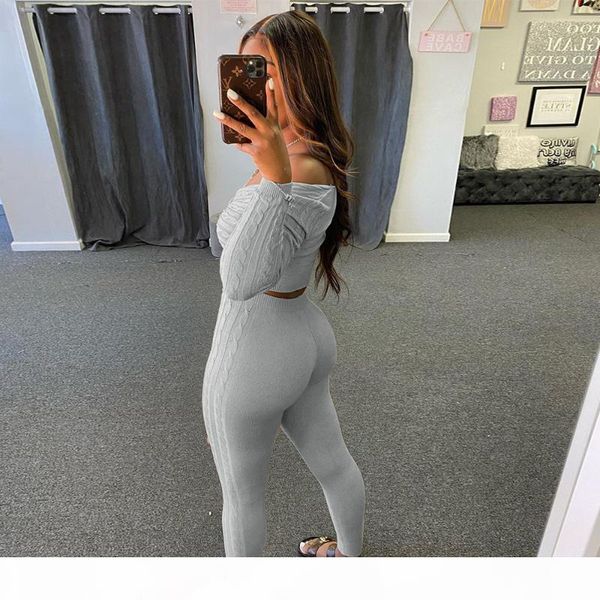 anjamanor sweater 2 two piece set off shoulder long sleeve crop and pants cozy lounge wear winter outfits d52-fz56, Gray
anjamanor sweater 2 two piece set off shoulder long sleeve crop and pants cozy lounge wear winter outfits d52-fz56, Gray