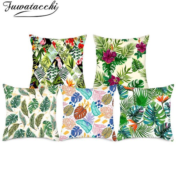 cushion/decorative pillow fuwatacchi palm leaf po linen cushion cover green plant leaves for home chair sofa decorative pillowcase 45x45cm
cushion/decorative pillow fuwatacchi palm leaf po linen cushion cover green plant leaves for home chair sofa decorative pillowcase 45x45cm