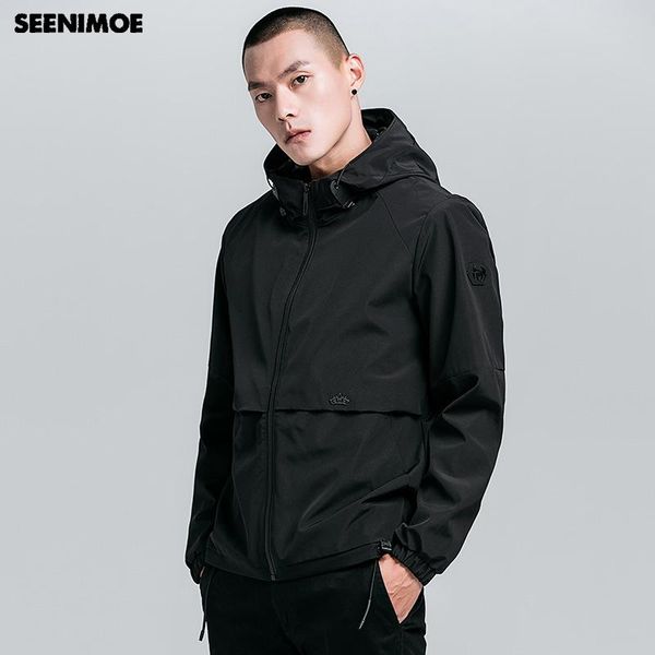 seenimoe 2020 spring jacket men casual cardigan zipper coat m-4xl windbreaker jackets male hooded solid outwear campera hombre, Black;brown
seenimoe 2020 spring jacket men casual cardigan zipper coat m-4xl windbreaker jackets male hooded solid outwear campera hombre, Black;brown