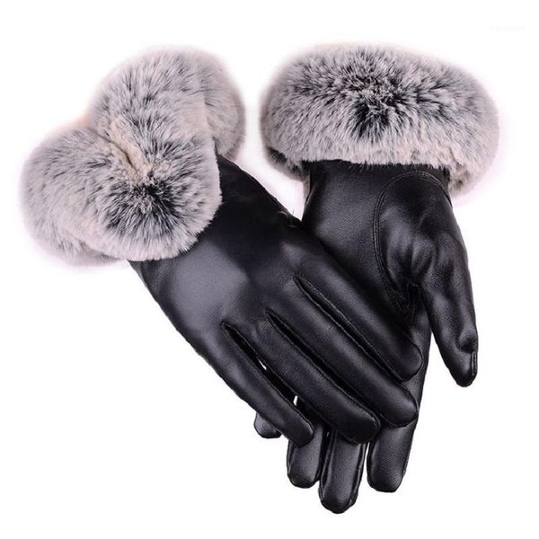 women thickening winter gloves fashion fluffy hair cuff pu leather fleece lining thermal touch screen gloves christmas1, Blue;gray
women thickening winter gloves fashion fluffy hair cuff pu leather fleece lining thermal touch screen gloves christmas1, Blue;gray