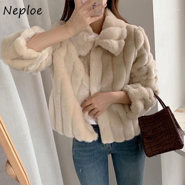 neploe all-match turn-down collar covered button jacket autumn winter chic warm plush coat 2021 new loose soft women 1, Black;brown
neploe all-match turn-down collar covered button jacket autumn winter chic warm plush coat 2021 new loose soft women 1, Black;brown