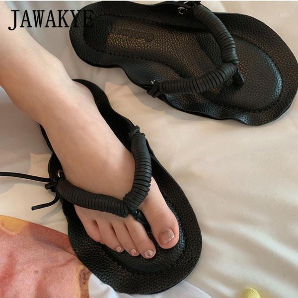 summer black leather flip flops flat heel outdoor shoes women's genuine leather round toe slippers beach shoes1
summer black leather flip flops flat heel outdoor shoes women's genuine leather round toe slippers beach shoes1