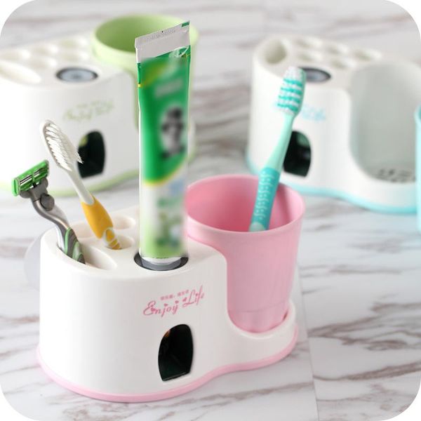 bath accessory set bathroom accessories automatic toothpaste dispenser squeezer suction cup mounted toothbrush holder storage rack
bath accessory set bathroom accessories automatic toothpaste dispenser squeezer suction cup mounted toothbrush holder storage rack