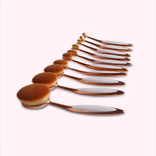 10 pcs designer toothbrush makeup brush new rose gold luxury eye shadow brush brown makeup foundation brush set christmas gift
10 pcs designer toothbrush makeup brush new rose gold luxury eye shadow brush brown makeup foundation brush set christmas gift