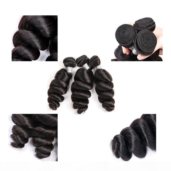 9a unprocessed cuticle aligned brazilian hair loose wave weft remy human hair extensions peruvian indian malaysian dyeable, Black
9a unprocessed cuticle aligned brazilian hair loose wave weft remy human hair extensions peruvian indian malaysian dyeable, Black