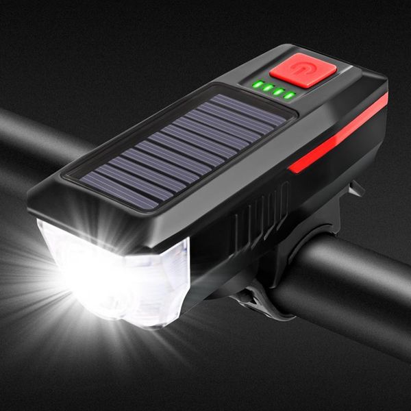 120 db multiple modes lamp bicycle headlights front light 2000 mah ipx4 waterproof usb solar charging bike light bell
120 db multiple modes lamp bicycle headlights front light 2000 mah ipx4 waterproof usb solar charging bike light bell