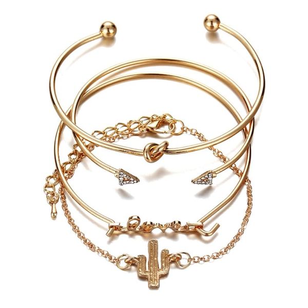 4 pcs/set golden bracelet vintage bangle women jewelry luxury fashion wedding, Golden;silver
4 pcs/set golden bracelet vintage bangle women jewelry luxury fashion wedding, Golden;silver
