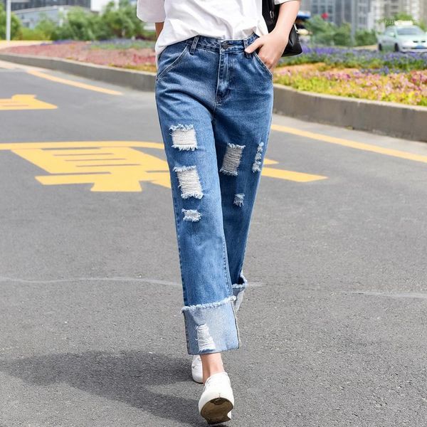 seller female pants 2020 wide leg pants women cuffs loose washed cotton jeans streetwear sweet student high waist1, Blue
seller female pants 2020 wide leg pants women cuffs loose washed cotton jeans streetwear sweet student high waist1, Blue