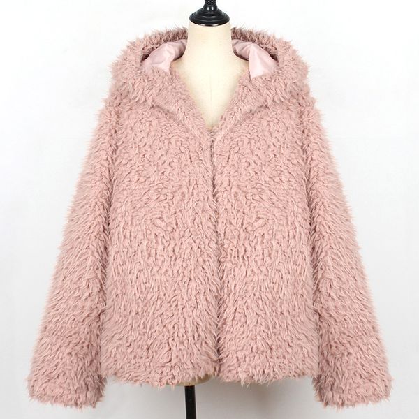 fashion hooded streetwear autumn winter warm plush faux fur jacket women girls casual pure color coat pink black outerwear kg-121
fashion hooded streetwear autumn winter warm plush faux fur jacket women girls casual pure color coat pink black outerwear kg-121