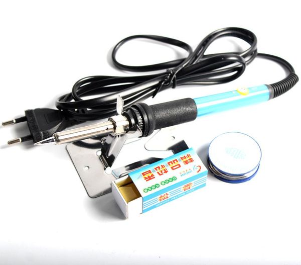 hand & power tool accessories brand 220v 60w electric soldering iron adjustable temperature mini station with solder wire holder paste flux 
hand & power tool accessories brand 220v 60w electric soldering iron adjustable temperature mini station with solder wire holder paste flux