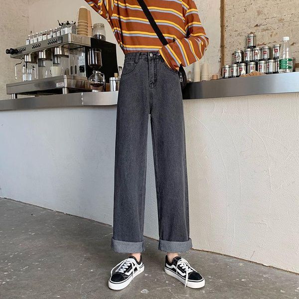 women's jeans black women high waist boyfriend denim trousers for womens streetwear vintage korean fashion all match loose soft elastic, Blue
women's jeans black women high waist boyfriend denim trousers for womens streetwear vintage korean fashion all match loose soft elastic, Blue