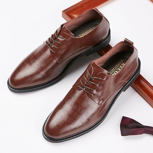 men's business shoes formal dress men's shoes gentleman's embossed leather wedding business, Black
men's business shoes formal dress men's shoes gentleman's embossed leather wedding business, Black