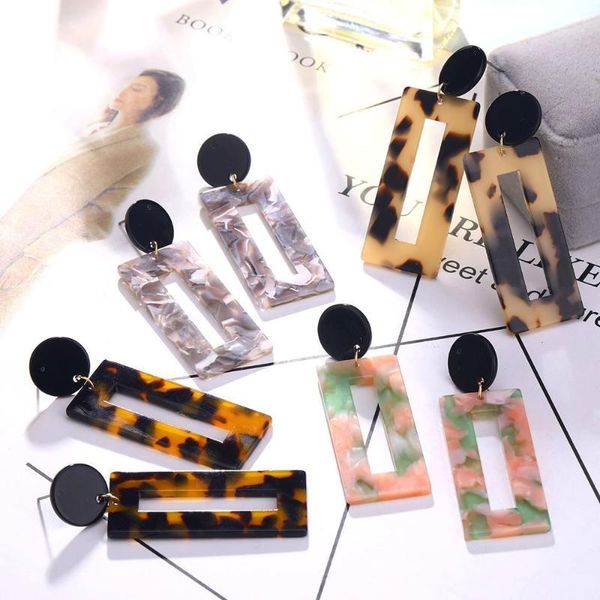 dangle & chandelier fnio korea women's fashion black round earring geometric rectangle leopard print resin drop earrings for women jewe, Silver
dangle & chandelier fnio korea women's fashion black round earring geometric rectangle leopard print resin drop earrings for women jewe, Silver