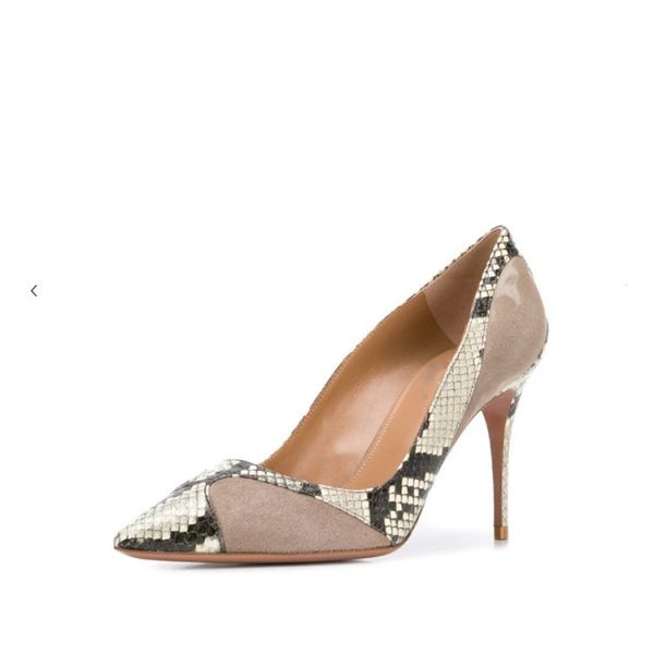 leather style python suede thin kitten jumps female snakeskin toe slide in boutique party high heels 5jat, Black
leather style python suede thin kitten jumps female snakeskin toe slide in boutique party high heels 5jat, Black