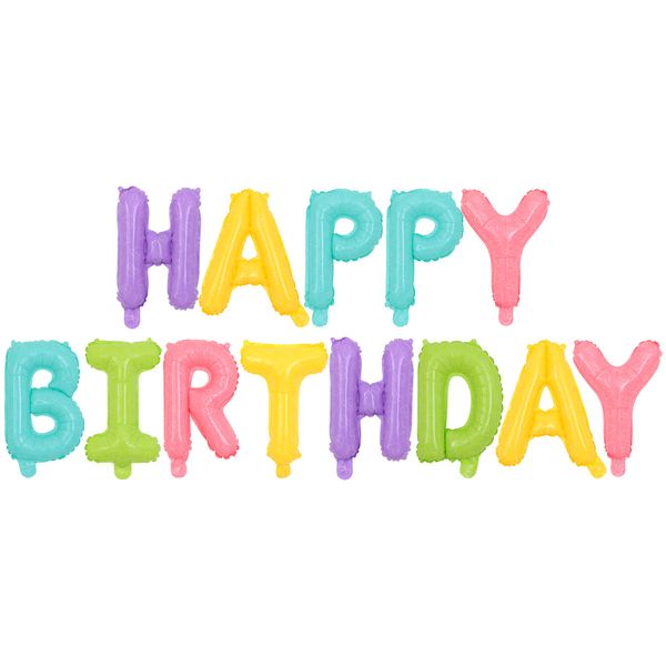 16 inch happy birthday letter balloon aluminum foil balloons set kid birthday party decorations supplies multicolor optional
16 inch happy birthday letter balloon aluminum foil balloons set kid birthday party decorations supplies multicolor optional