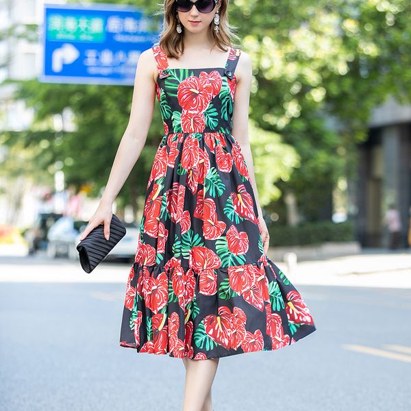 retro-bohemian impression flowers without backrest elegant stylish temperament mid-length of women new clothes f0nm, Black;gray
retro-bohemian impression flowers without backrest elegant stylish temperament mid-length of women new clothes f0nm, Black;gray
