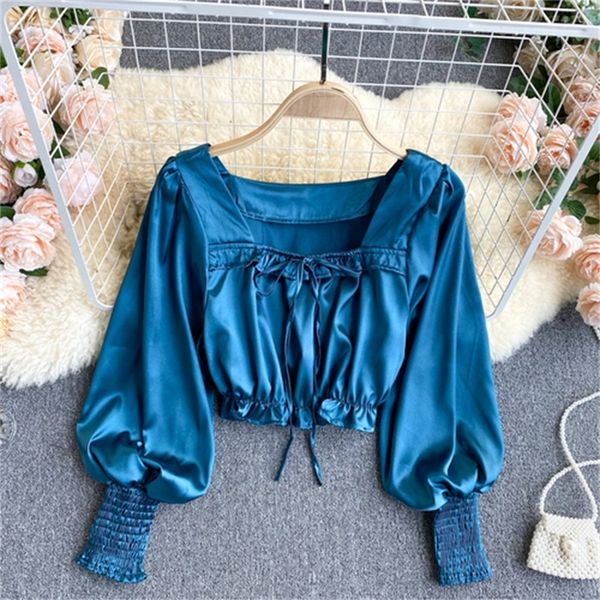 2021 new satin shirt female design sense niche wooden ears collar slim short puff sleeve women spring new trend lz4v, White
2021 new satin shirt female design sense niche wooden ears collar slim short puff sleeve women spring new trend lz4v, White