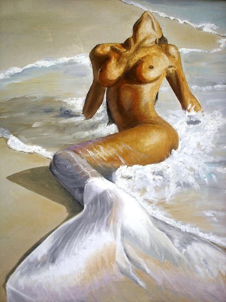 exy young girl the mermaid by the ocean & waves on beach handpainted &hd print oil painting on canvas wall art canvas pictures , f210116
exy young girl the mermaid by the ocean & waves on beach handpainted &hd print oil painting on canvas wall art canvas pictures , f210116