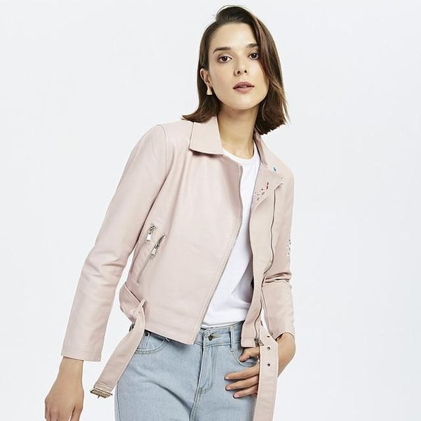 women's leather & faux pu jacket 2021 autumn winter motorcycle outwear women slim basic coat biker ladies streetwear clothes, Black
women's leather & faux pu jacket 2021 autumn winter motorcycle outwear women slim basic coat biker ladies streetwear clothes, Black