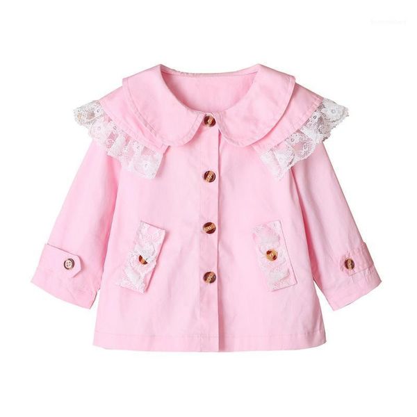 spring autumn girls clothes casual coat children lace ruffled doll collar long sleeve button jacket kids outwear1, Blue;gray
spring autumn girls clothes casual coat children lace ruffled doll collar long sleeve button jacket kids outwear1, Blue;gray