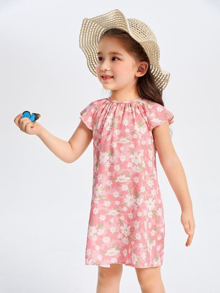 toddler girls keyhole back floral allover print butterfly sleeve dress she, Red;yellow
toddler girls keyhole back floral allover print butterfly sleeve dress she, Red;yellow