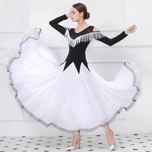 new women standard ballroom dress tassel dance dress ballroom dance competition dresses white waltz rumba wear1, Black;red
new women standard ballroom dress tassel dance dress ballroom dance competition dresses white waltz rumba wear1, Black;red