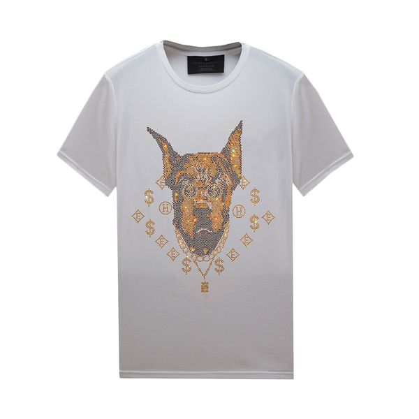 mens rhinestone shirts short-sleeve white t shirts - slim fit crew neck tee for summer casual mercerized cotton, White;black
mens rhinestone shirts short-sleeve white t shirts - slim fit crew neck tee for summer casual mercerized cotton, White;black