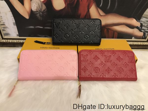 embossing design wallet luxury clutch women wallets designer purse card holder genuine leather with box 60017 a2, Red;black
embossing design wallet luxury clutch women wallets designer purse card holder genuine leather with box 60017 a2, Red;black