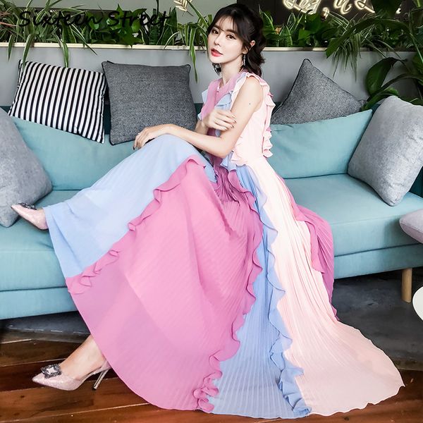 maxi, long dress plied, summer, pink, blue, patchwork, sleeveless, feminine, for running, design, new, 2021 bxw5, Black;gray
maxi, long dress plied, summer, pink, blue, patchwork, sleeveless, feminine, for running, design, new, 2021 bxw5, Black;gray