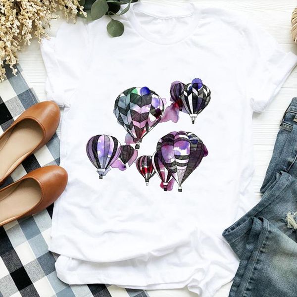 женщины lady hot balloon акварель мультфильм 90s печать печати футболка женский t tee женская рубашка одежда верхняя графическая футболка, White
женщины lady hot balloon акварель мультфильм 90s печать печати футболка женский t tee женская рубашка одежда верхняя графическая футболка, White