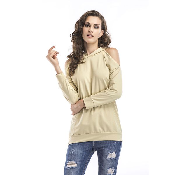 women's hoodies & sweatshirts chaxiaoa women solid color off shoulder pullovers hooded crewneck sportswear fashion ladies hoody x222, Black
women's hoodies & sweatshirts chaxiaoa women solid color off shoulder pullovers hooded crewneck sportswear fashion ladies hoody x222, Black