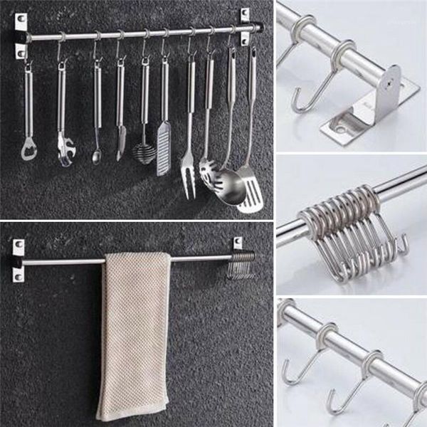 10hooks wall mounted pan pot rail rack kitchen utensil organizer bathroom holdercv stainless steel hanging rack utensil1
10hooks wall mounted pan pot rail rack kitchen utensil organizer bathroom holdercv stainless steel hanging rack utensil1