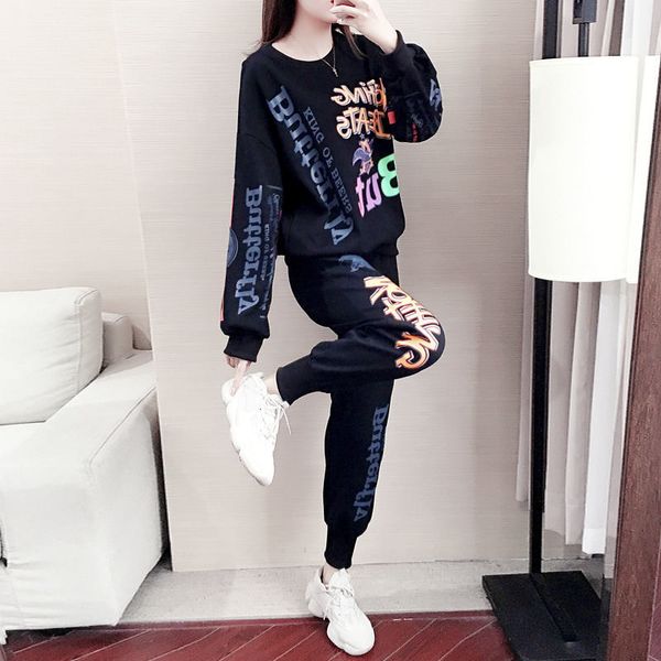 2021 new 2 piece of female mark fashion spring and autumn style loose temperament casual western sports suit women clothes 531g, White
2021 new 2 piece of female mark fashion spring and autumn style loose temperament casual western sports suit women clothes 531g, White