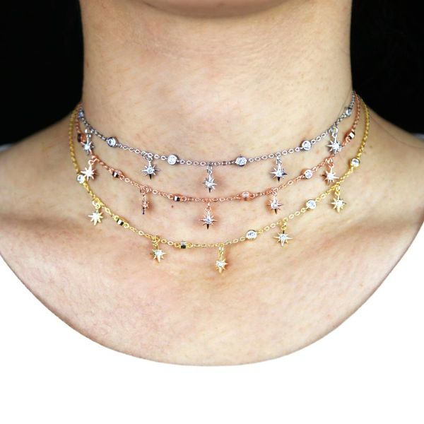 chokers arrived women tiny cz station choker necklace with mini star charm wedding jewelry wholesale gold silver color, Golden;silver
chokers arrived women tiny cz station choker necklace with mini star charm wedding jewelry wholesale gold silver color, Golden;silver
