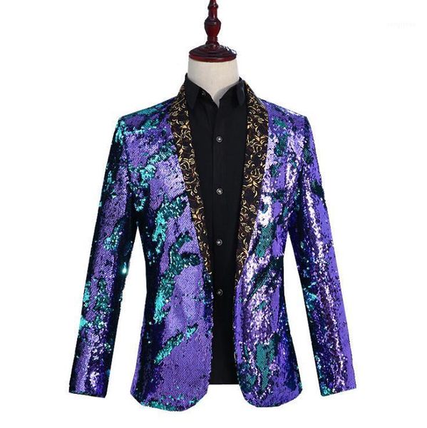 fashion 2021 new men dress tide tuxedo jacket two-color flip film sequin suit coat wedding groom male singer blazers suits1, White;black
fashion 2021 new men dress tide tuxedo jacket two-color flip film sequin suit coat wedding groom male singer blazers suits1, White;black