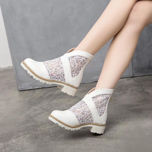 asileto summer boots breathable mesh cut out ankle boots with zipper anti slip peep toe lace casual footwear big size 34-43 g2261, Black
asileto summer boots breathable mesh cut out ankle boots with zipper anti slip peep toe lace casual footwear big size 34-43 g2261, Black