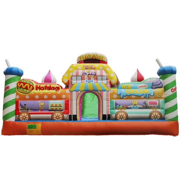 new commercial grade inflatable fast food restaurant castle bounce jumper pvc fast food theme park outdoor amusement park for kids play fun
new commercial grade inflatable fast food restaurant castle bounce jumper pvc fast food theme park outdoor amusement park for kids play fun
